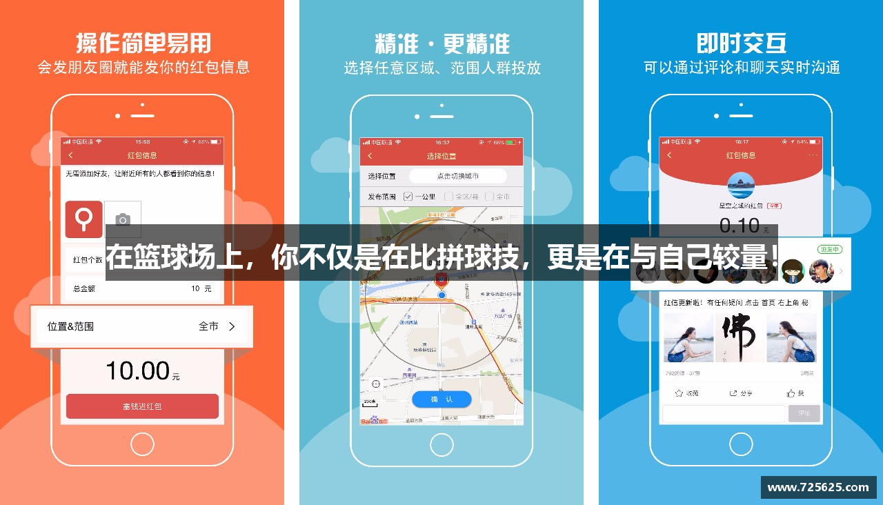 在篮球场上，你不仅是在比拼球技，更是在与自己较量！